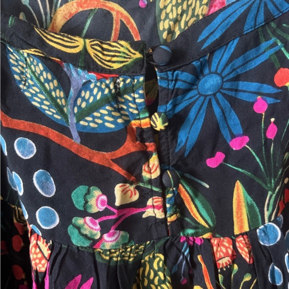 Natural Life Patti Mini Dress in black neon floral print - Picture 7 of 9